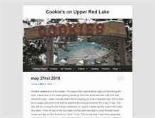 Tablet Screenshot of cookiesonupperredlake.com